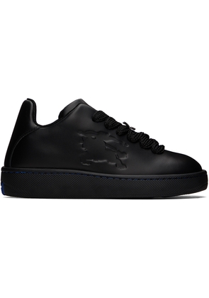 Burberry Black Leather Box Sneakers