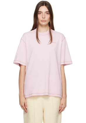 AMI Paris Pink Fade Out T-Shirt