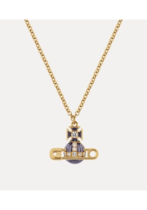 Vivienne Westwood Kitty Pendant Gold-crystal-crystal-violet-transparent-enamel Gold-crystal-crystal-violet-transparent-enamel Women