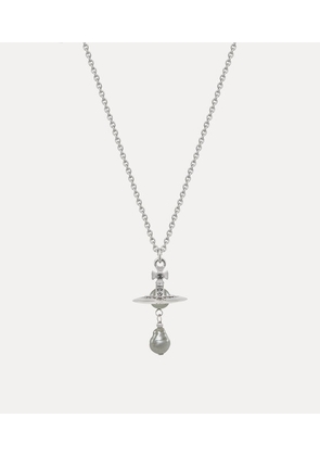 Vivienne Westwood Aleksa Pendant Platinum-grey-pearl-black-diamond-crystal Platinum-grey-pearl-black-diamond-crystal Women