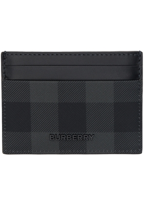Burberry Black Check Card Holder