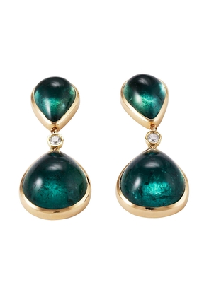 Lo Spazio Jewelry Lo Spazio Eden Rock Verde Earrings