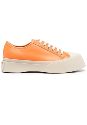 Marni Orange Soft Calf Leather Pablo Sneaker