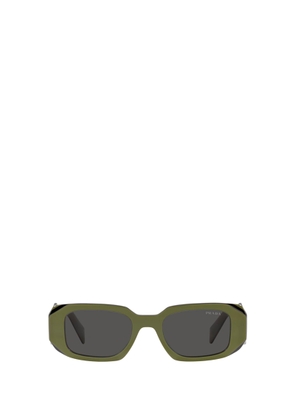 Prada Eyewear Pr 17ws Sage / Black Sunglasses