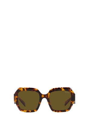 Prada Eyewear Pr 28zs Sage / Honey Tortoise Sunglasses