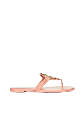 Tory Burch Miller Leather Flat Sandals