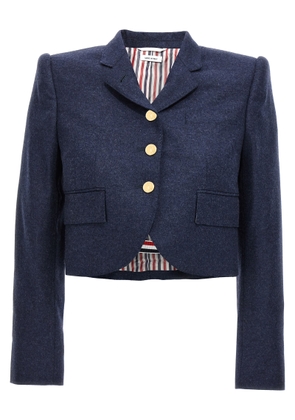 Thom Browne Cropped Flannel Jacket