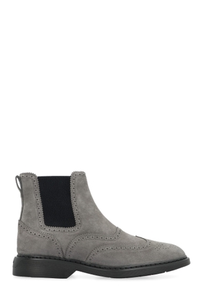 Hogan Leather Ankle Boot
