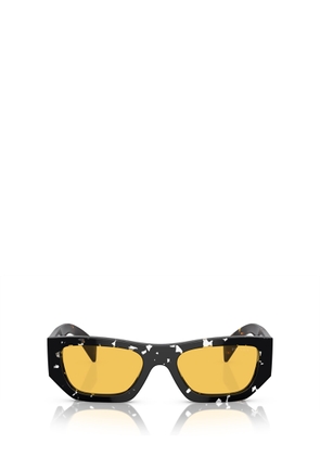 Prada Eyewear Pr A01s Havana Black Transparent Sunglasses