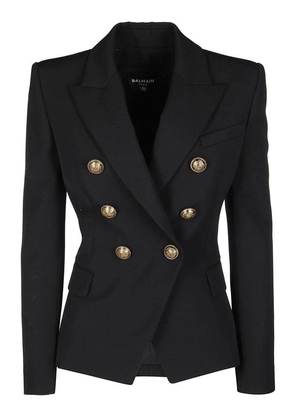 Balmain Notched Lapel 6 Button Double-breasted Blazer