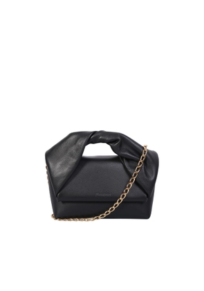 J. W. Anderson Black Leather Twister Bag