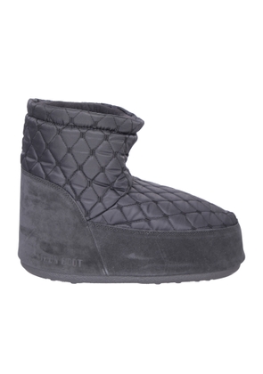 Moon Boot Icon Low No Lace Quilted Black