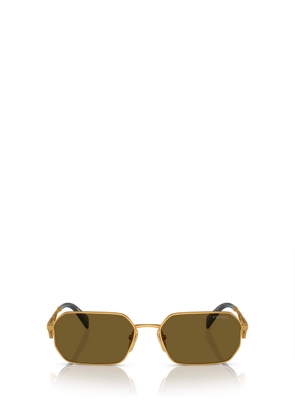 Prada Eyewear Pr A51s Matte Gold Sunglasses