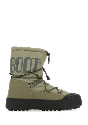 Moon Boot Multicolor Suede And Fabric Mtrack Ankle Boots