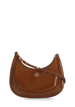 Tory Burch Robinson Brushed Leather Crescent Bag