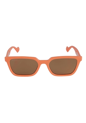 Gucci Eyewear Rectangle Logo Sunglasses