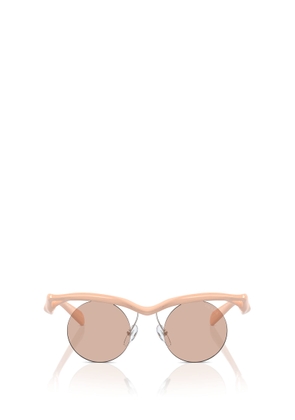 Prada Eyewear Pr A18s Peach Sunglasses