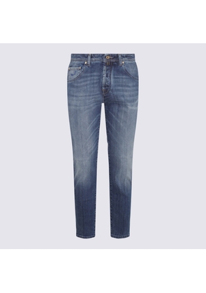 Jacob Cohen Mid Blue Denim Used Jeans
