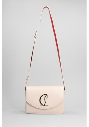 Christian Louboutin Loubi54 Shoulder Bag In Rose-pink Leather