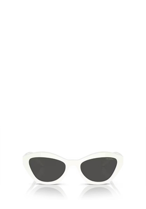Prada Eyewear Pr A02s White Sunglasses