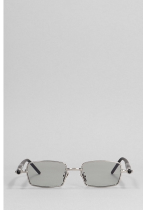 Kuboraum P73 Sunglasses In Silver Metal Alloy