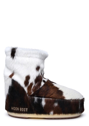 Moon Boot Icon Low Cow-printed Slip-on Boots