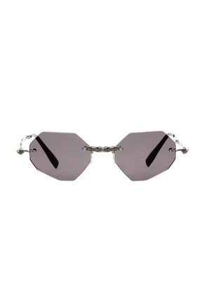 Kuboraum Maske H44 Machinery Rimless Series Bb Grey Sunglasses