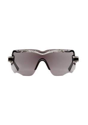 Kuboraum Maske E15 Si Darkg Black Silver Sunglasses
