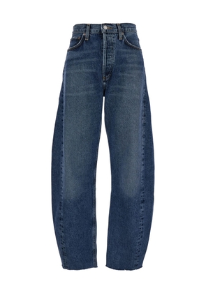 AGOLDE luna Blue Five-pocket Jeans In Denim Woman