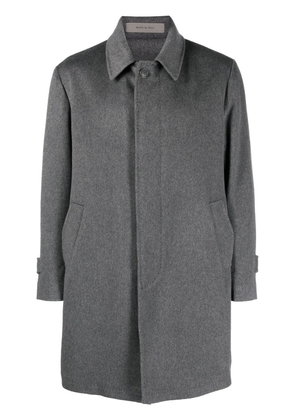 Corneliani two-pocket single-breasted coat - Grey