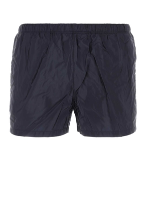 Prada Navy Blue Recycled Nylon Swimming Shorts