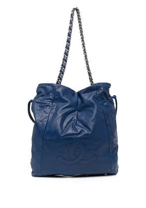 CHANEL Pre-Owned Timeless Faux-Drawstring tote bag - Blue