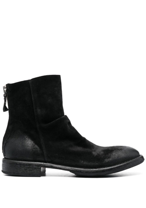 Moma distressed-effect ankle boots - Black