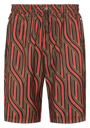 Ahluwalia braid print Bermuda shorts - Green