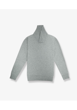 Larusmiani Shawl Collar Knit Pullover Sweater