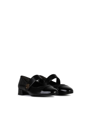 Tory Burch mary Jane Black Leather Ballet Flats
