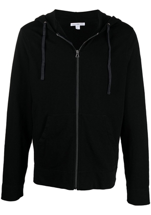 James Perse vintage-fleece hoodie - Black