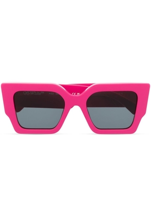 Off-White Eyewear Arrows-motif square-frame sunglasses - Pink