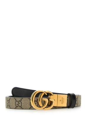 Gucci Gg Supreme Fabric Reversible Belt