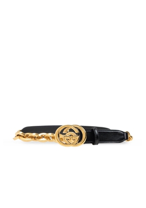 Gucci Logo Plaque Chain-link Waist Belt