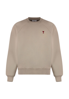 Ami Alexandre Mattiussi Logo Detail Cotton Sweatshirt
