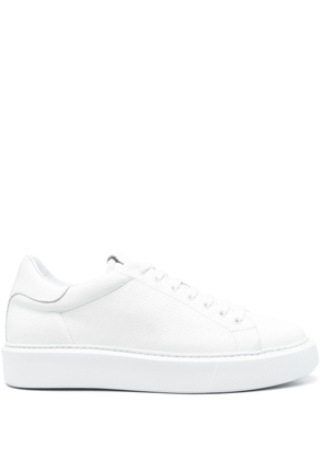 Giuliano Galiano lace-up calf-leather sneakers - White