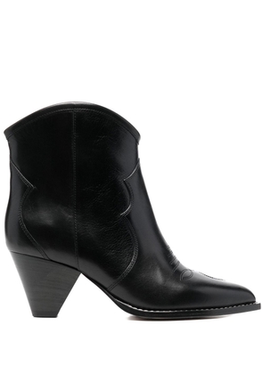 ISABEL MARANT Darizo 70mm leather boots - Black