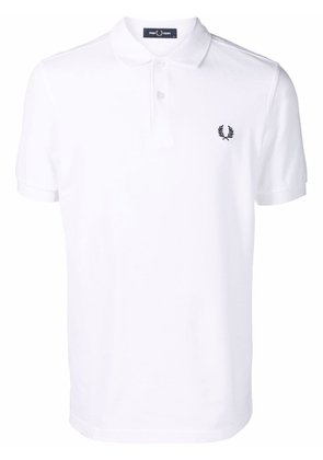Fred Perry embroidered logo polo shirt - White