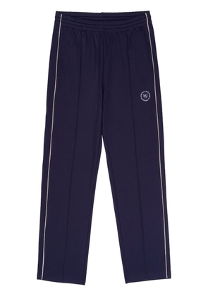 Sporty & Rich logo-embroidered track pants - Blue