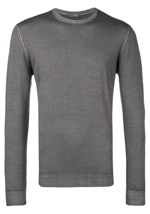 Drumohr fine knit sweater - Grey