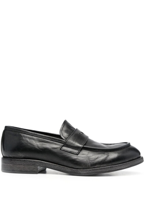 Moma 30mm chunky leather loafers - Black