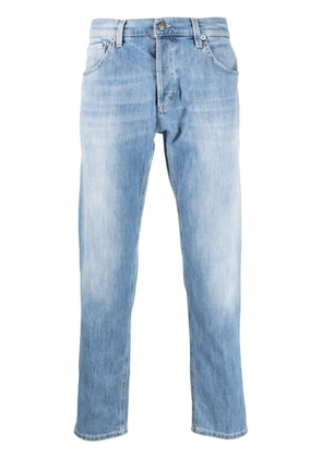 DONDUP logo-print straight-leg jeans - Blue