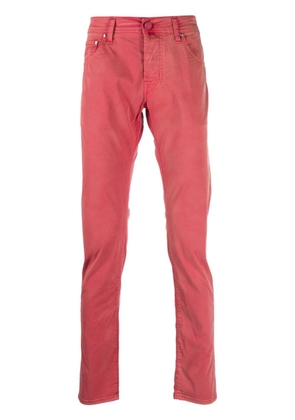 Jacob Cohën straight-leg stretch-cotton trousers - Pink