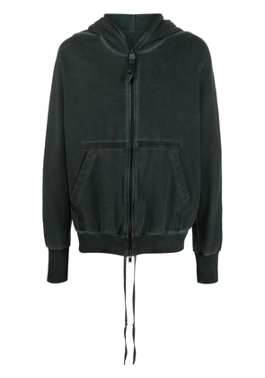 Isaac Sellam Experience zipped cotton hoodie jacket - Green